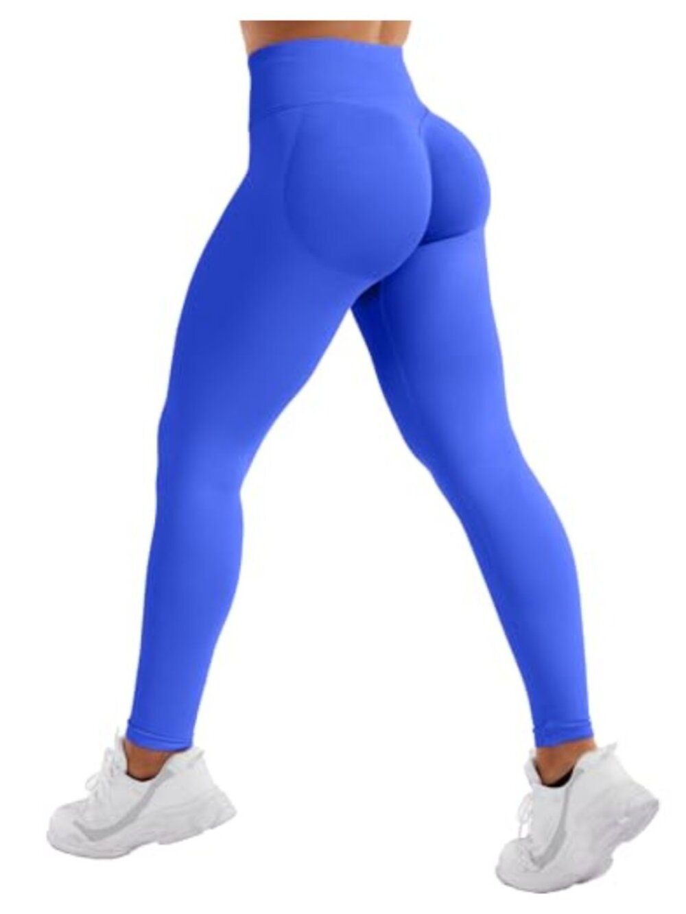 Seamless Scrunch Workout Leggings Women Lifting Mid Low Waist 25"